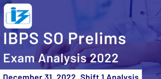 IBPS SO Prelims Exam Analysis 2022