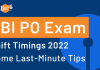 SBI PO Exam 2022