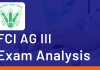 FCI Assistant Grade 3 Exam Analysis
