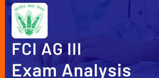 FCI Assistant Grade 3 Exam Analysis