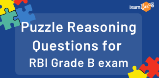 Puzzle Reasoning Questions