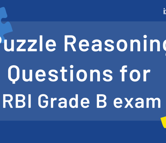 Puzzle Reasoning Questions