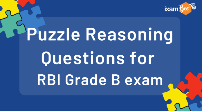 Puzzle Reasoning Questions