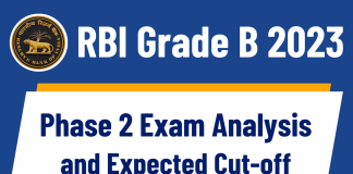 RBI Grade B 2023: Phase 2 Exam Analysis and Expected Cut off