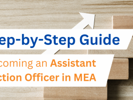 How to become an Section Officer Assistant in Ministry of External affairs