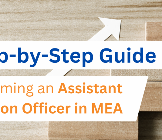 How to become an Section Officer Assistant in Ministry of External affairs