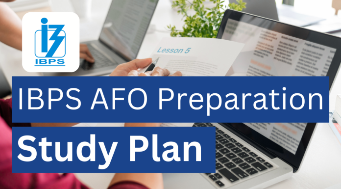 IBPS AFO Preparation strategy with Study Plan