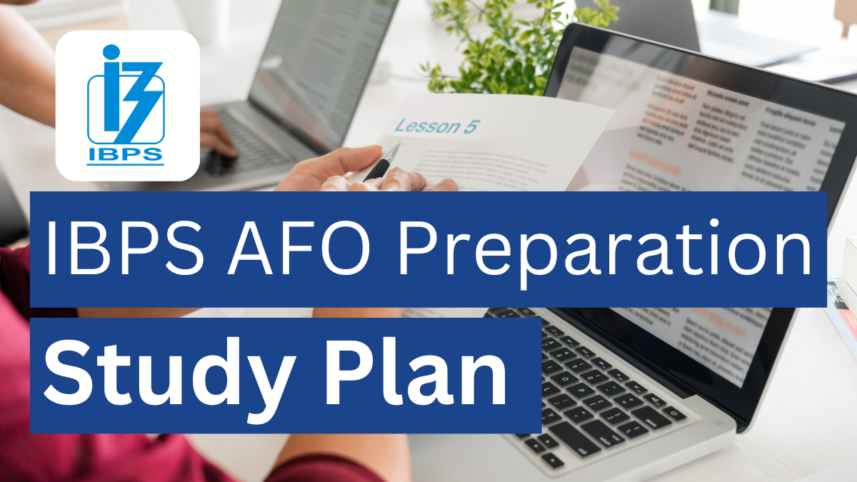 IBPS AFO Preparation strategy with Study Plan