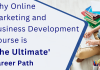 Online marketing and business development course