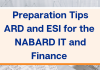 How to Study ARD and ESI for NABARD IT and Finance Exam 2023