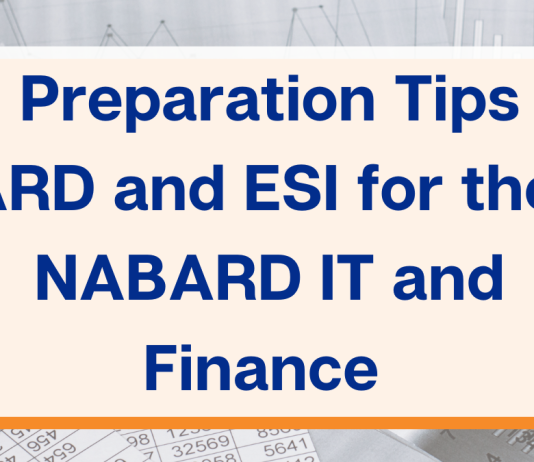 How to Study ARD and ESI for NABARD IT and Finance Exam 2023