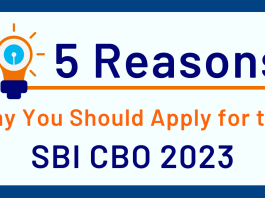 Why to apply for SBI CBO?