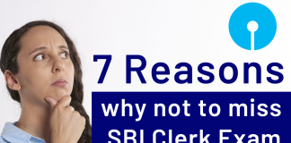 7 Reasons to attend SBI Clerk Exam