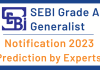 SEBI Grade A Generalist Officer Expected Notification 2023