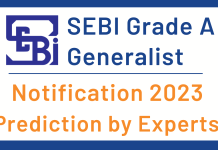 SEBI Grade A Generalist Officer Expected Notification 2023