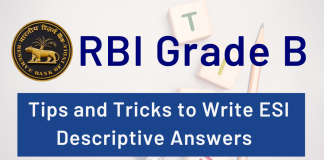 Economic Social Issue Descriptive ANswers, How to write descriptive answers in RBI Grade B, RBI Grade B Phase 2 exam, Descriptive answers in RBI Grade B, ESI, How to study ESI in RBI GRade B, How to answer ESI questions in the RBI Grade B Phase 2 exam.