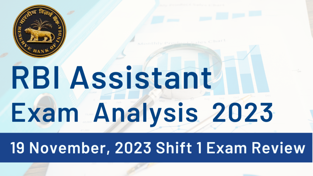 RBI Assistant Exam Analysis 2023