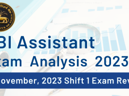 RBI Assistant Exam Analysis 2023