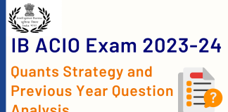 How to prepare for Quants in IB ACIO Executive exam