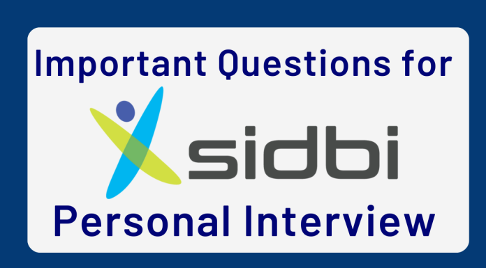 SIDBI Questions