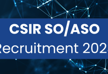 Preparation tips for CSIR SO/ASO Exam