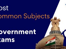 common subjects in government exams