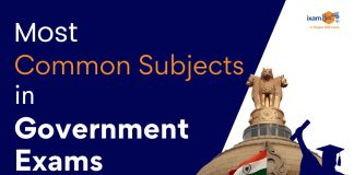 common subjects in government exams