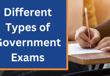different types of government job exams