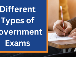 different types of government job exams
