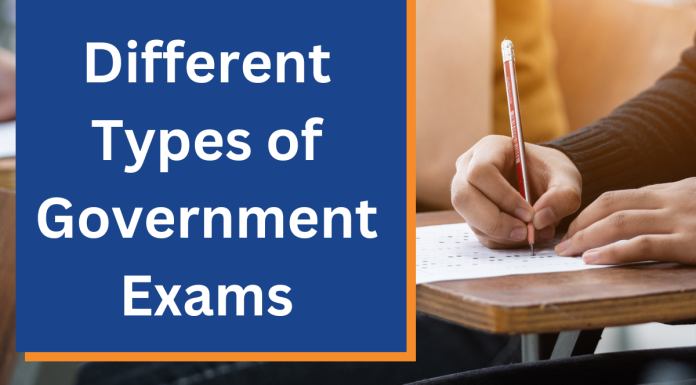 different types of government job exams