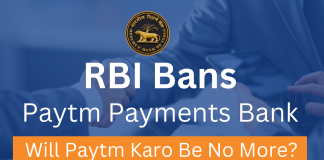 RBI BANS PAYTM