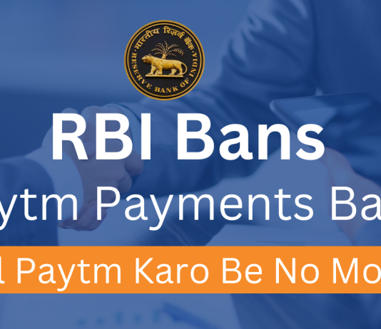 RBI BANS PAYTM
