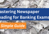 How to read newspaper for banking exam