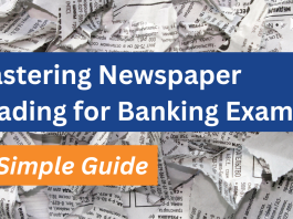 How to read newspaper for banking exam