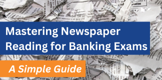 How to read newspaper for banking exam