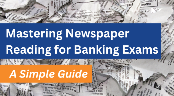 How to read newspaper for banking exam