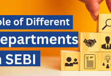 Different department in SEBI