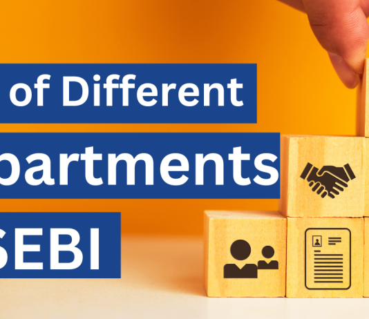 Different department in SEBI