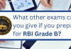 Exams like RBI Grade B
