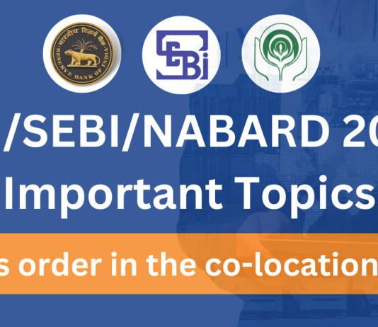 RBI/SEBI/NABARD