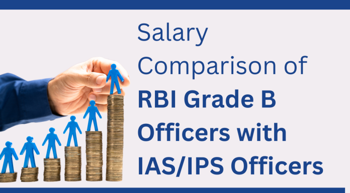 RBI Grade B Salary Comparison