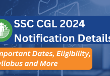 SSC CGL Notification 2024
