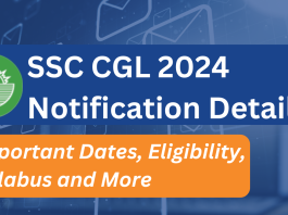 SSC CGL Notification 2024