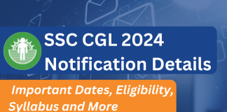 SSC CGL Notification 2024