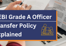 SEBI Grade A Officer Transfer Policy