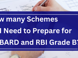 Government schemes for RBI Grade B and NABARD