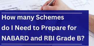 Government schemes for RBI Grade B and NABARD