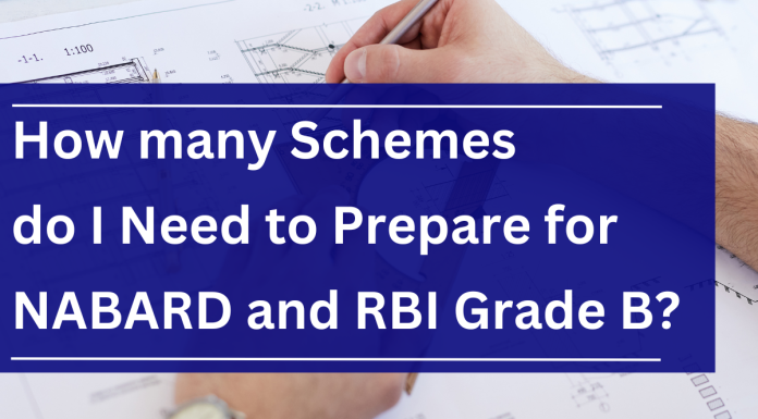 Government schemes for RBI Grade B and NABARD