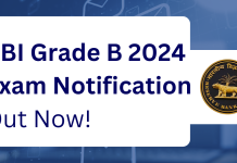RBI Grade B Exam 2024