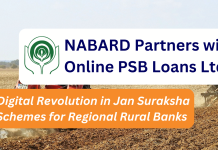 NABARD Partners with Online PSB Loans Ltd.: A Digital Revolution in Jan Suraksha Schemes for Regional Rural Banks